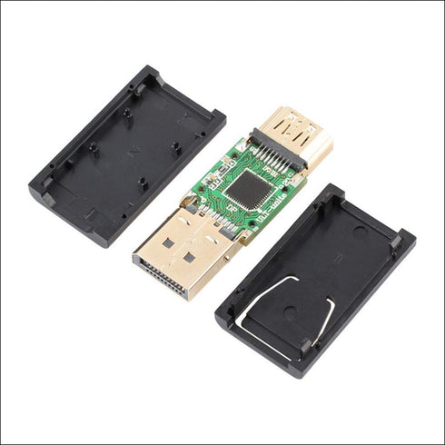 generic Displayport to Hdmi Conversion Connector Displayport Hdmi Cable Necessary None Portable Display Port - Hdmi