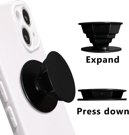 YYizibj Daisy Flower Magnetic Phone Grip,Compatible with Magsafe Collapsible Mobile Stand Holder for Smartphone