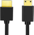 Seadream Mini HDMI to HDMI Cable - High Speed 4K 60Hz Ultra-Thin HDMI Male to Mini HDMI Male for Projector, Monitor,