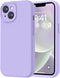 LOVE 3000 iPhone 14 Case - Light Purple, Premium Silicone, Shockproof, Soft Anti-Scratch Microfiber Lining, 6.1"