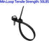 XINGO 100PCS 8 inch Zip Ties with Screw Hole, Heavy Duty Nylon Cable Tie for Indoor & Outdoor