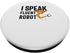 Robotics Funny Robot Engineer Men Boy Women Robotic Coach PopSockets Standard PopGrip