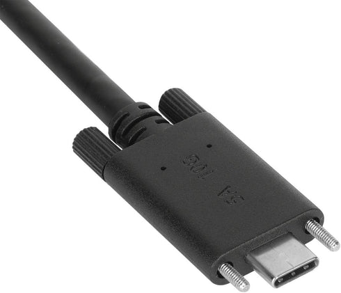 Targus 1M USB-C Male with Screw to USB-C Male Cable with USB-A Tether - ACC1133GLX