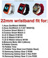 Watch Band/Strap for Pebble Time Smartwatch, Replacement Accessories with Metal Clasps, Silicone Wristband