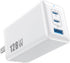 128W USB C Wall Charger - GaN III 3-Port Fast Charging Station, 65W USB C Laptop Adapter for MacBook, iPad, Galaxy
