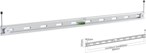 My Cable Mart MyCableMart Soundbar Bracket Accessory, Universal up to 33lbs with Level