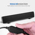 Bewinner 3.5mm MP3 MP4, USB Wired Soundbar, Stereo Soundbar Music Player Bass Surround Sound Box for Desktop Laptop TV