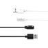 RuenTech Compatible with SKG Smart Watch Charger, 3.3ft Replacement Charing Cable for SKG V7, V7 pro, V7 Cyber, V7-2 Smartwatch (Black&White)