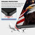 ZHEGAILIAN American Eagle Case for iPhone 13, Anti-Scratch Organic Glass Case for Boys Men, Pattern Design