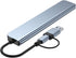 Generic 3.0 8 1 3.5mm USB Hub USB C Hub in with SD/TF Card Reader, Audio Jack, USB-A & USB-C Dual Input, Multiport