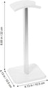 SOLUSTRE Headphone Stand Aluminum Gaming Headset Holder, Earphone Hanger Desk Mount Rack for Home and Office