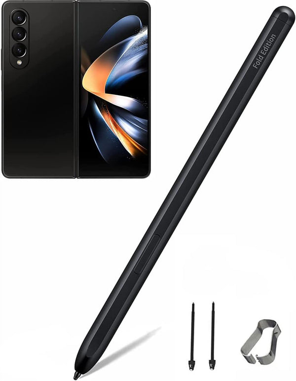 Galaxy Z Fold 4 Stylus Pen, S Pen Fold Edition Replacement for Samsung Galaxy Z Fold 4 5G with Tips/Nibs (Black)