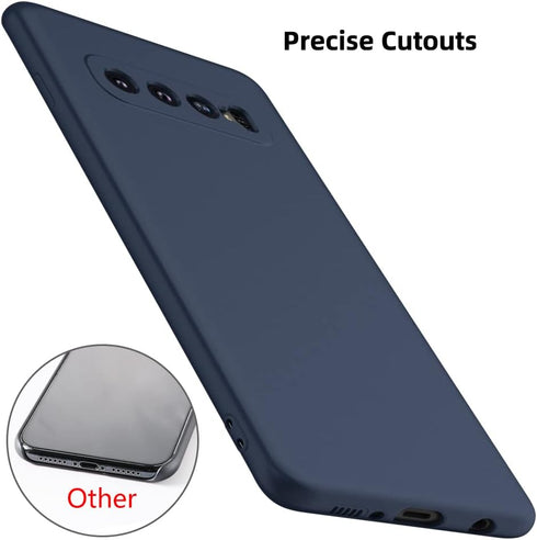 X-level Dynamic Series Ultra-Thin Soft Silicone Case for Samsung Galaxy S10 Blue