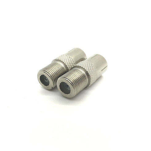 uxcell 2pcs Antenna CATV TV FM PAL Female to F Female Jack RF Coax Adapter