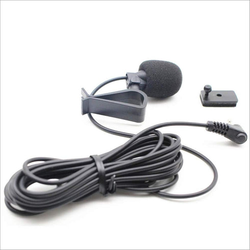 2.5mm Microphone Mic Assembly for Car Vehicle Head Unit, Bluetooth Enabled Stereo Radio GPS DVD for Pioneer