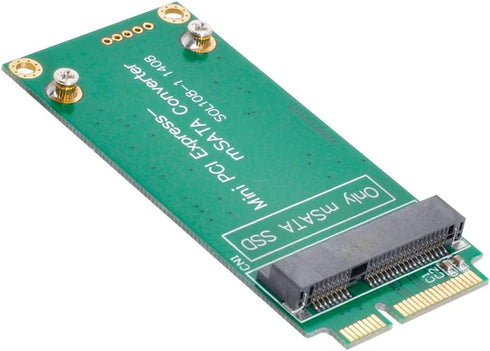 cablecc mSATA Adapter to Mini PCI-e SATA SSD - 3x5cm to 3x7cm for Asus Eee PC Models