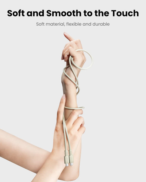 USB C Cable USB C to USB C, Type C Fast Charging Cable for Phone 15/15 Pro/MacBook, iPad Air 4, Samsung Galaxy, Pixel,
