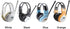 Portable FM Radio Headphones with LCD Display, Noise Reduction Ear Muffs, Wireless Headset for Walking & Jogging.