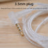 FAAEAL KZ ZST Earphone Upgraded Cable 0.75mm 2Pin Silver Plated Detachable Cable for KZ ZSR ED12 ES4 ZS10 Headphones