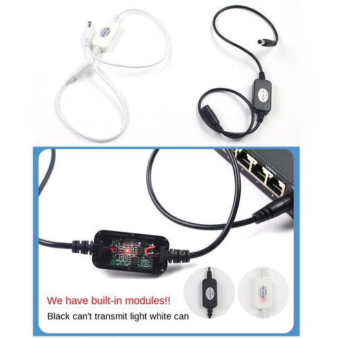 ThtRht 2 Pack 5.5mm 2.1mm Reset 24 Programmed Router Rebooter DC Cable with x Plug Wi-Fi Device Hrs Auto Reboot Refresh