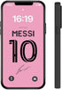 ZERMU for iPhone 14 Pro Max Case, Lione-l Mess%i Inter Soccer Miam-i #10 Fashion Soft Shockproof Crystal Acrylic Full Protection TPU Shock Absorption Bumper Cover Phone Case for iPhone 14 Pro Max 6.7"