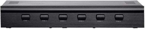 Monoprice SS-6 Premium 6 Channel Speaker Selector with Impedance Protection, Black