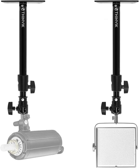 Thinvik Photography Studio Camera Stand, Lighting Wall Ceiling Mount Boom Arm for Video Monolight, Aluminum Alloy