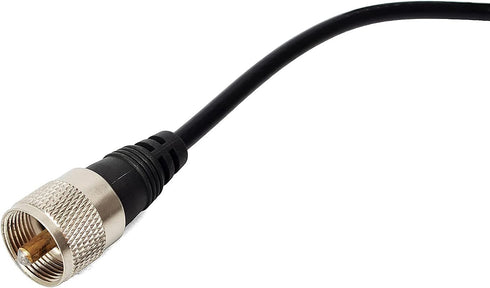UAYESOK PL259 3.5inches 13ft RG58 Heavy Duty Magnetic Mount Antenna, Dual Band VHF/UHF Vehicel Home Base Antenna, Plug