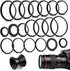 20 Pieces Metal Step-Up & Step Down Adapter Rings Kit for DSLR Camera Lens Filters