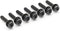 Replacement Screws, 1 Set of Metric Screws (Model RS-204014), Pan Head - Philips Drive - Black Plated (Pack of 7)