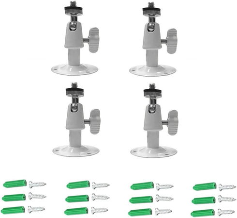 Camera Bracket Mount Pack of 4, Metal Outdoor/Indoor Use Security Bracket for Oculus Rift Sensor CCTV