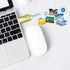 2 Pack 64GB USB Flash Drives, USB 2.0 Thumb Drives Memory Stick in Black and Gold