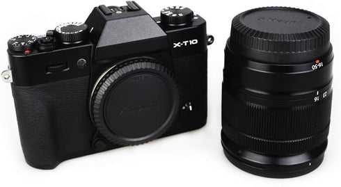 Camera Rear Lens Cap & Body Cap Cover for Fuji Fujifilm X Mount Cameras X-T30 X-T20 X-T10 X-E4 X-T4 X-T3 X-PRO3 X-PRO2