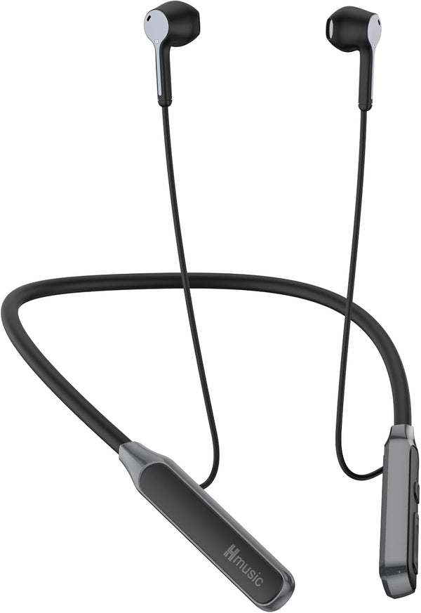 Bluetooth Neckband Headphones, Wireless Earphones with 30H Playtime, IPX5 Waterproof Noise Isolation for Sports,