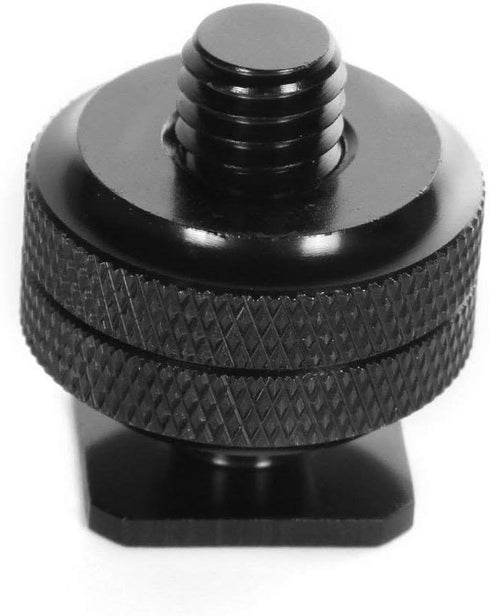 SLOW DOLPHIN 1/4 Inch Hot Shoe Mount Adapter Tripod Screw for DSLR Camera Rig (4 Packs)
