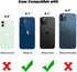 uCOLOR Flip Leather Wallet Case Card Holder for iPhone 12 Pro/12 Women and Girls with Card Holder Kickstand Marble Design Compatible with iPhone 12/iPhone 12 Pro 5G 6.1 inch (Blue Flowers)