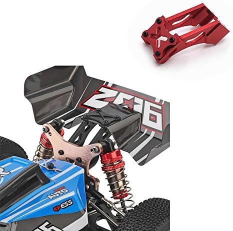 Lyzeous 144001-1258 Set 144001 1/14 4WD Metal Tail Fixed Parts Tail Wing Firmware Fittings for RC Car Parts,Silver