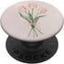 Aesthetic Pastel Floral Tulip Design Aesthetic Floral Pink Tulip Bouquet Pastel PopSockets Adhesive PopGrip