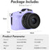 Rieibi EOS R50 Case, Soft Silicone Protective Case for Canon EOS R50 EOSR50 Camera, Lightweight EOS R50 Camera Case - Purple