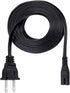 Power Cord for JBL Partybox On-The-go 300, Link View 500 Speaker, 8ft Replacement AC Power Cable