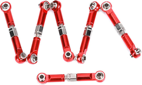 6pcs 1 18 A959 Demeras Metal Pull Rod Metal Front Rear Steering Linkage Rods Remote Control Car Accessory Compatible