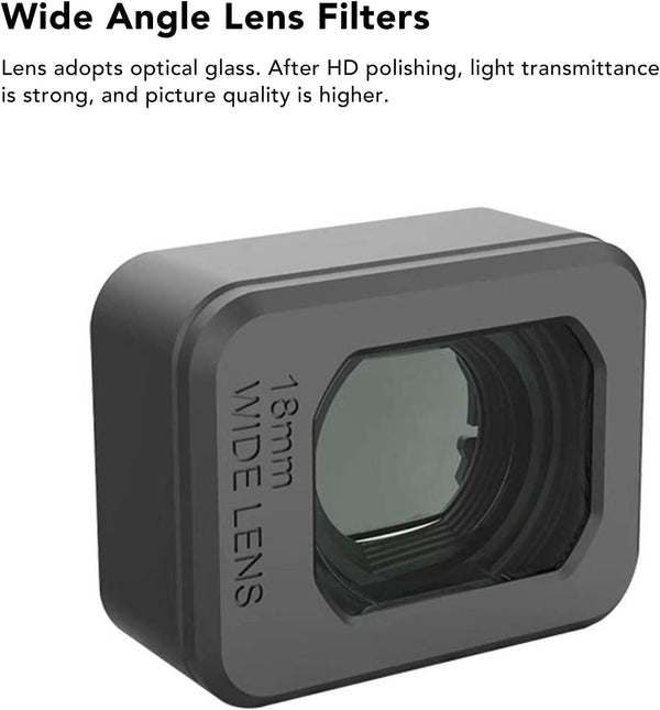 Fydun External Wide Angle Lens Filter for Cinema Scope Shooting Wide Screen Lens for Mini 3 Pro Drone Accessories