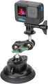 SEASKY S1 Car Suction Cup Camera Mount for GoPro Hero & DJI OSMO Action, Aluminum Alloy Holder