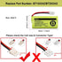 iMah BT183342/BT283342 2.4V 400mAh Ni-MH Battery, 2-Pack Compatible with AT&T and VTech Handsets