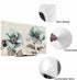 Yukro 40 Inch, 35"x22" Victorian Style Indoor TV Dust Cover, Vintage Blue Flowers Broccoli Elastic TV Dustproof Cover