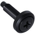 ECHOGEAR Server Rack Screws 50 Pack, 10/32 Steel Screws with Nylon Washers & Pilot Point Heads for Network Racks