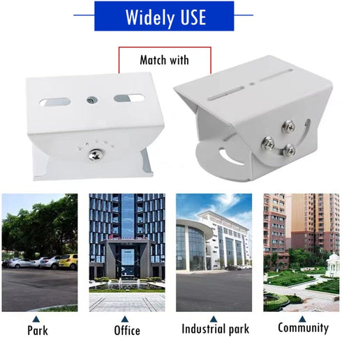 CCTV Security Camera Universal Pole Mounting Bracket Adapter for PTZ Dome Surveillance Cameras