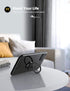 Lamicall Cell Phone Ring Holder Stand - 360° Rotation Polished Metal Grip, Phone Finger Kickstand for iPhone 16/15/14