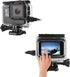 Side Open Skeleton Housing Case for GoPro Hero 5/6/7 Black Action Camera, Protective Lens Removal Not Needed