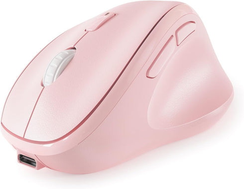 MICROPACK Digitally Yours Micropack Wireless Bluetooth Mouse Ergonomic Vertical for Laptop MacBook PC Tablet Rechargeable